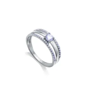 ANILLO PLATA DE LEY BAÑO RODIO CIRC SRA JWLS                                                        