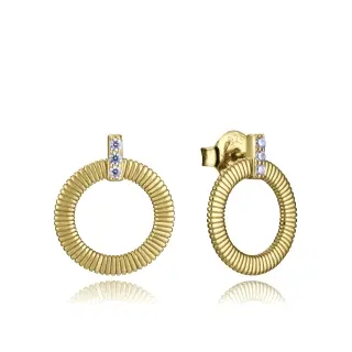 PEND PLATA DE LEY BAÑO ORO CIRC SRA JEWELS                                                          