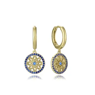PEND PLATA DE LEY BAÑO ORO CIRC SRA JEWELS                                                          