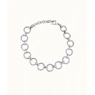 PULS.ESLABONES 17+3CM PLATEADA                                                                      
