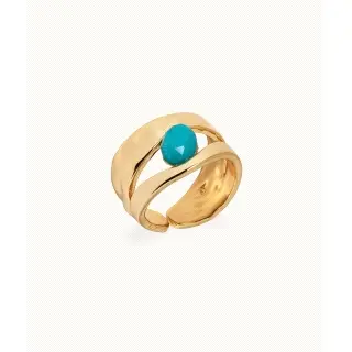 ANILLO ABIERTO T-10/14 PDRA.BLUE                                                                    