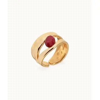 ANILLO ABIERTO T-10/14 PDRA.D-RED                                                                   