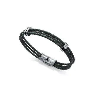 PULS ACERO Y PIEL VERDE 2 TONOS SR FN                                                               