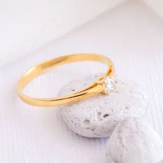 Anillo promesa eterna Oro 18k                                                                                                   