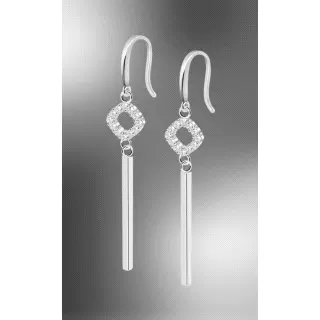 LOTUS SILVER PENDIENTE SRA.LARGO.FORMA                                                              