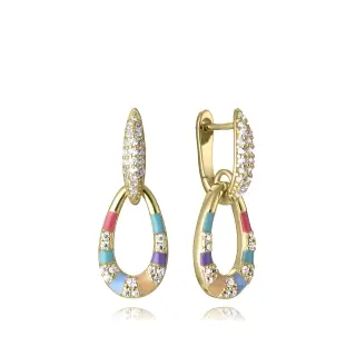 PEND PLATA DE LEY BAÑO ORO CIRC SRA JEWELS                                                          