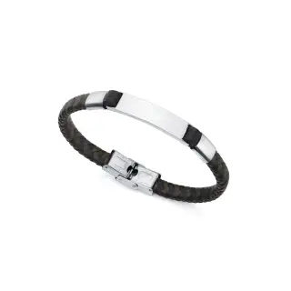 PULS ACERO Y PIEL NEGRA Y MARRON SR FN