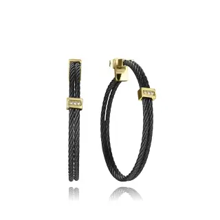 PEND ACERO IP NEGRO Y DORADO CIRC SRA FSHN                                                          