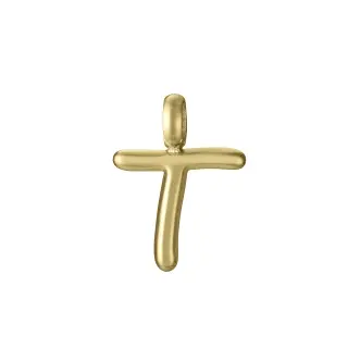 COLGANTE LETRA T ACERO IP DORADO SRA FASHION                                                        