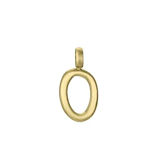 COLGANTE LETRA O ACERO IP DORADO SRA FASHION                                                        