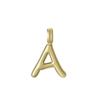 COLGANTE LETRA A ACERO IP DORADO SRA FASHION                                                        