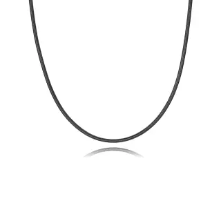 COLLAR ACERO Y TITANIO IP NEGRO SRA FASHION                                                         