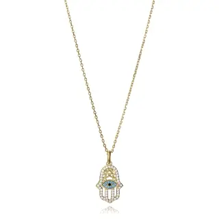COLLAR PLATA DE LEY BAÑO ORO CIRC SRA JEWELS                                                        