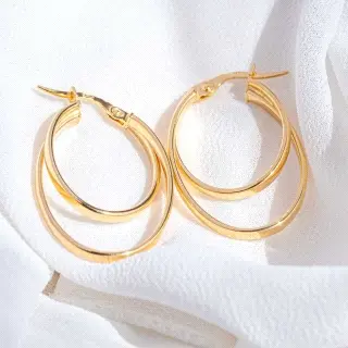 pendientes oro 18k                                                                                  