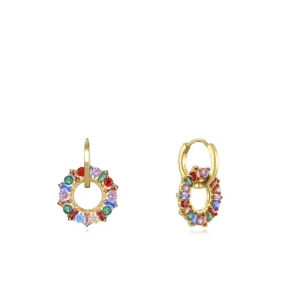 PEND PLATA DE LEY BAÑO ORO CIRC SRA JEWELS