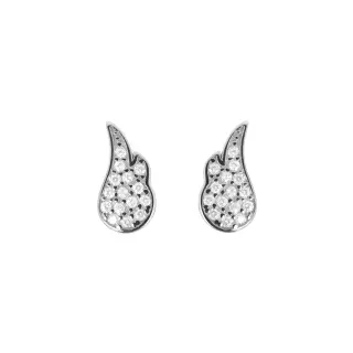 EH10600 - Pendientes Pureza Plata y  Cz                                                             