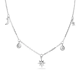 NH29300 - Collar Oyazia Plata De Ley 925                                                            