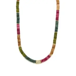 NXA131Y799 - Collar Megro Plata de Ley 925                                                          