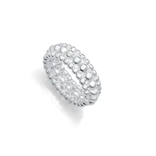 ANILLO ACERO CHAPADO PLATA ANCHO MEDIO SRA FSHN                                                     