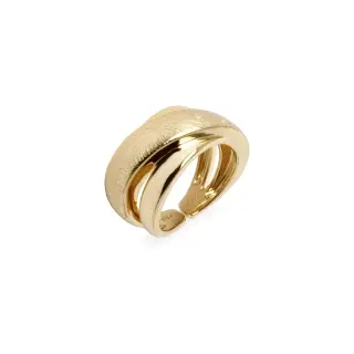 ANILLO TIRAS BRILLO/RAYADO T-16/18                                                                  