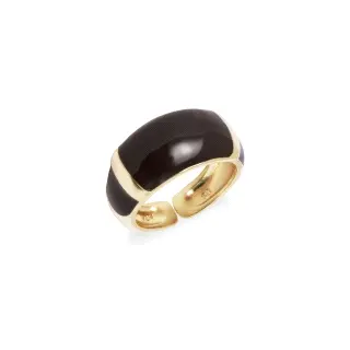 ANILLO ABIERTO T-16/20 ESMALTE MARRON                                                               