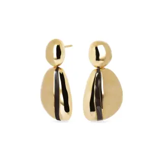 PEND.35MM ESMALTE MARRON CHAPADO                                                                    