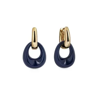 ARO 13X16MM MOTIVO RESINA AZUL                                                                      