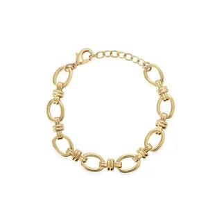 PULSERA ESLABONES 17+3CM CHAPADA                                                                    