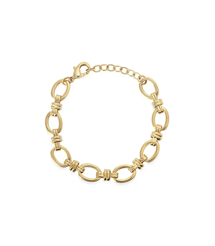 PULSERA ESLABONES 17+3CM CHAPADA                                                                    