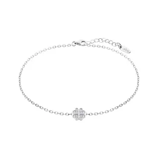 LOTUS SILVER PULSERA SRA.TREBOL.CIRCONIT                                                            