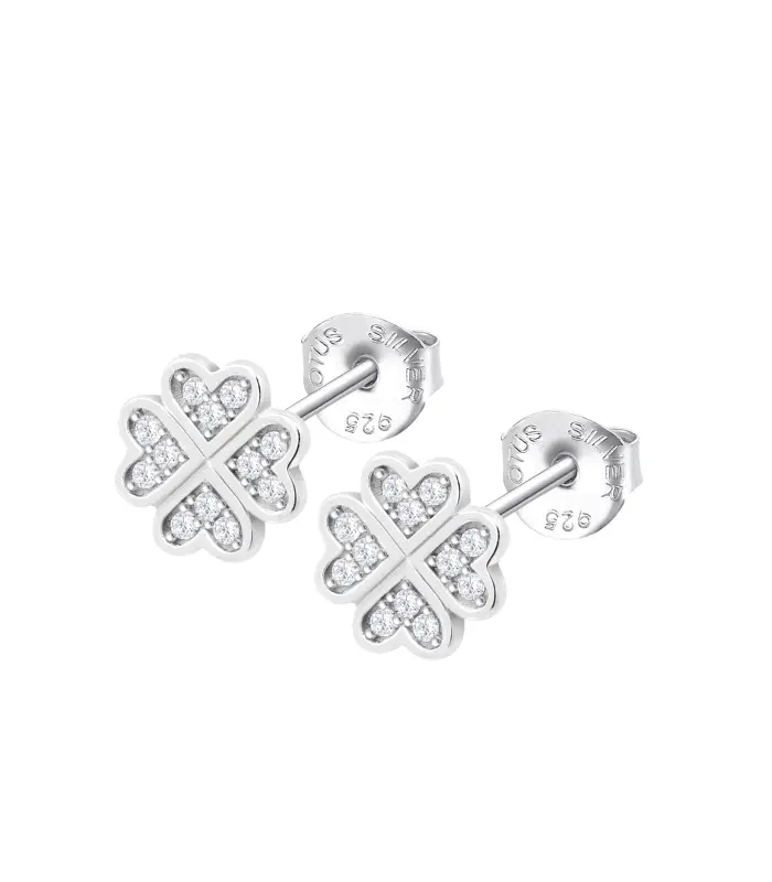 LOTUS SILVER PENDIENTE SRA.TREBOL                                                                   