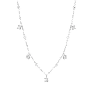 LOTUS SILVER COLLAR SRA.CHARMS.CIRC                                                                 