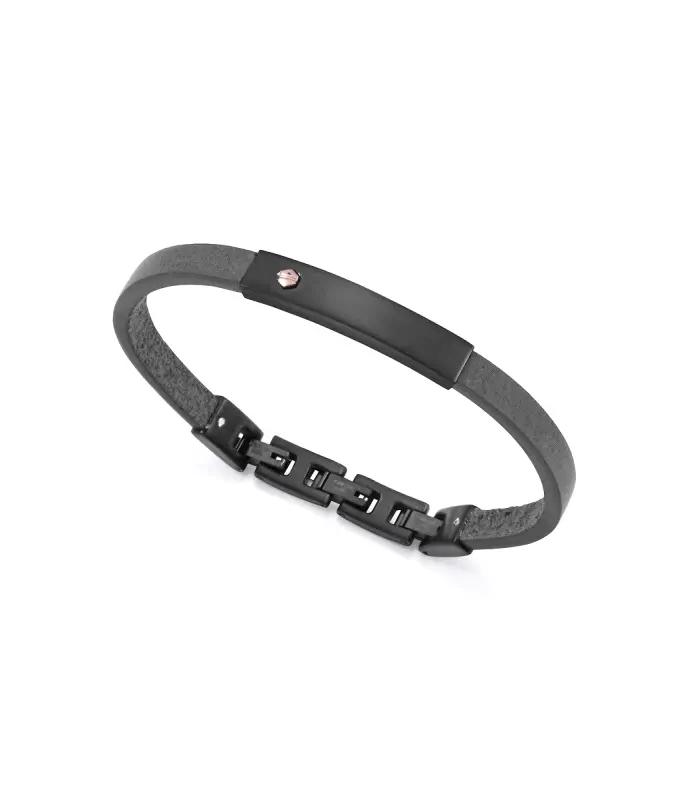 PULS ACERO IP NEGRO ORO 9K PIEL AZUL SR FSHN                                                        