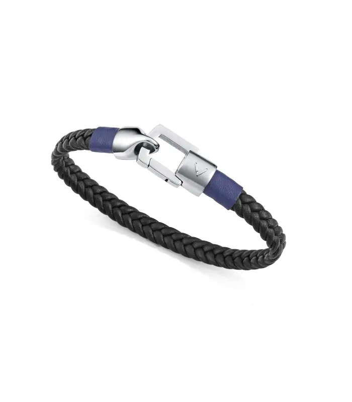 PULS ACERO Y PIEL NEGRA SR FASHION                                                                  