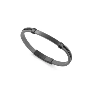 PULS ACERO IP NEGRO PIEL GRIS SR FASHION