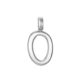 COLGANTE LETRA O ACERO SRA FASHION                                                                  