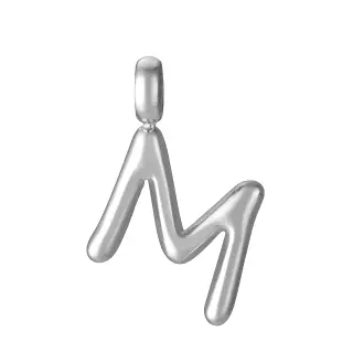 COLGANTE LETRA M ACERO SRA FASHION                                                                  