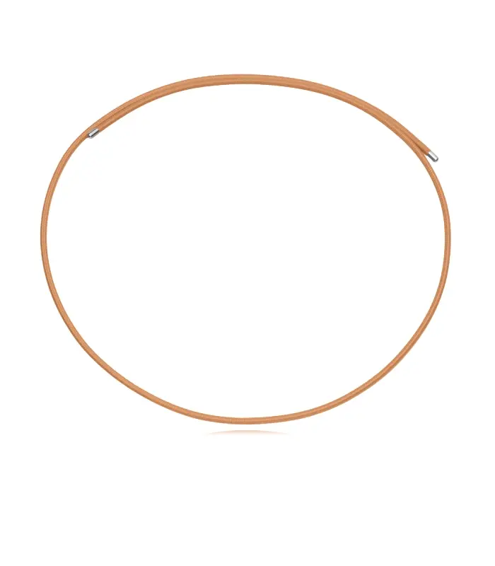 COLLAR ACERO Y NAILON NARANJA SRA FASHION                                                           