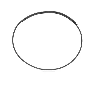 COLLAR ACERO Y NAILON NEGRO SRA FASHION                                                             