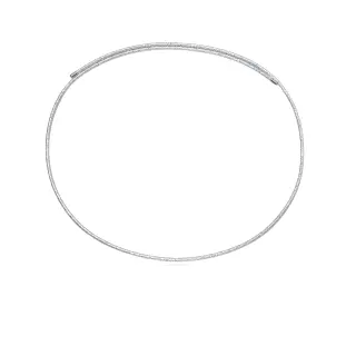 COLLAR ACERO Y NAILON PLATEADO SRA FASHION                                                          