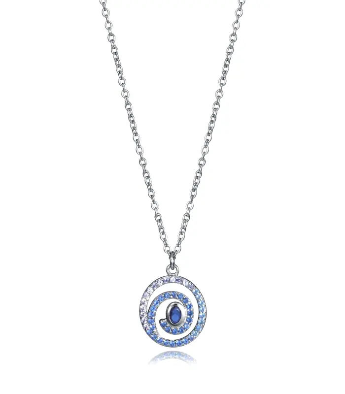 COLLAR PLATA DE LEY BAÑO RODIO CIRC SRA JWLS                                                        