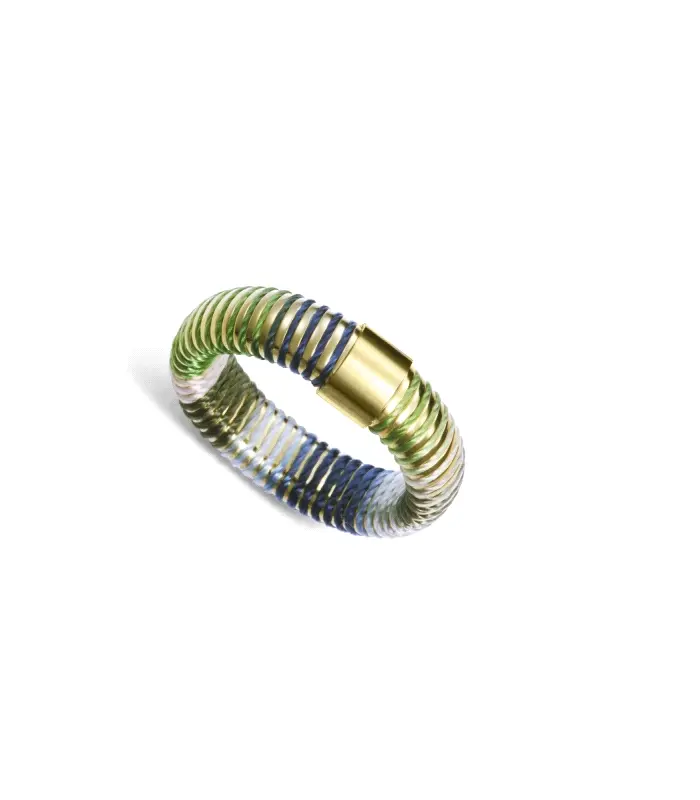 ANILLO ACERO IP DORADO TUBOGAS CORD SRA FSHN                                                        