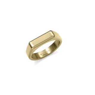 ANILLO ACERO IP DORADO SELLO SR FASHION