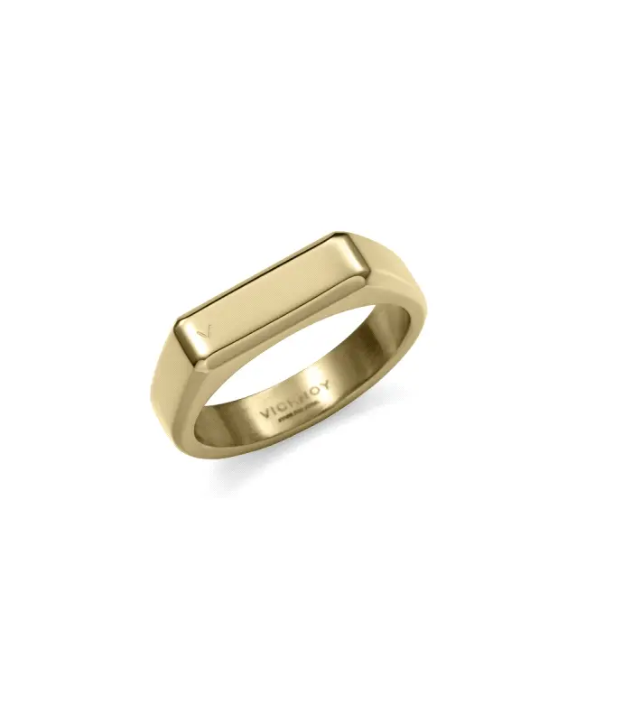 ANILLO ACERO IP DORADO SELLO SR FASHION                                                             
