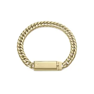 PULS ACERO IP DORADO PLACA SR FASHION