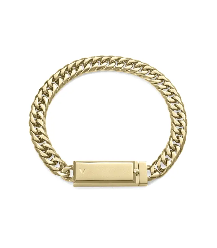 PULS ACERO IP DORADO PLACA SR FASHION                                                               