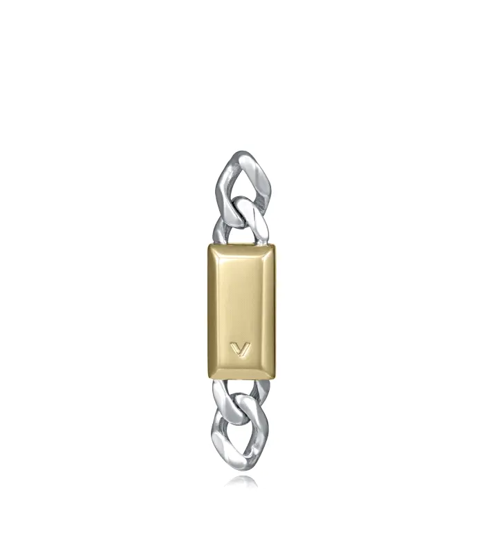 PEND ACERO E IP DORADO PLACA SR FASHION                                                             