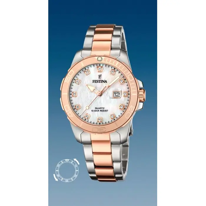 RELOJ ACERO IP ROSA BRAZALETE SRA VA RELOJ ACERO IP ROSA BRAZALETE SRA VA