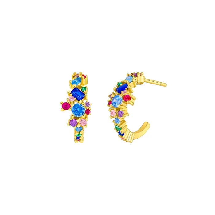 PENDIENTES ORO 18K ARO 14MM PENDIENTES ORO 18K ARO 14MM