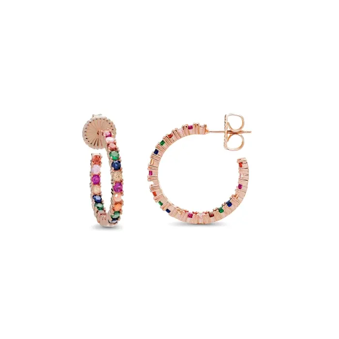 PENDIENTES ORO ARO CIRCONITA PENDIENTES ORO ARO CIRCONITA